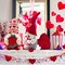 Valentines Day Decor 2pcs Valentine Gnomes Plush Valentines Day Decoration Valentines Home Table Decor Scandinavian Tomte Elf Gnomes Ornaments Sweet Valentines Day Gifts for Him Her